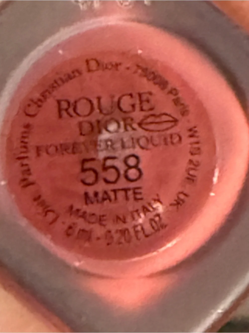 S Dior Rouge Dior Matte Liquid Lipstick (6ml/0.20fl.oz/558 Forever Grace) NWOB